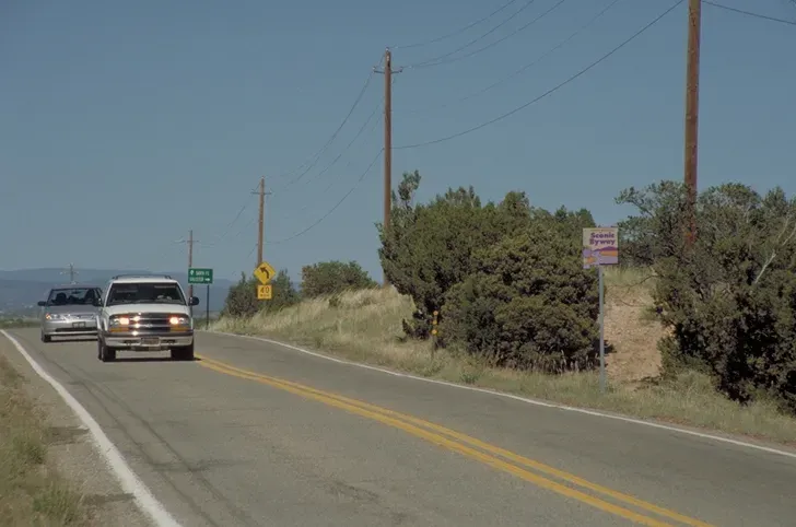 Turquoise Trail, New Mexico (U.S. National Archives and Records Administration, Public domain)