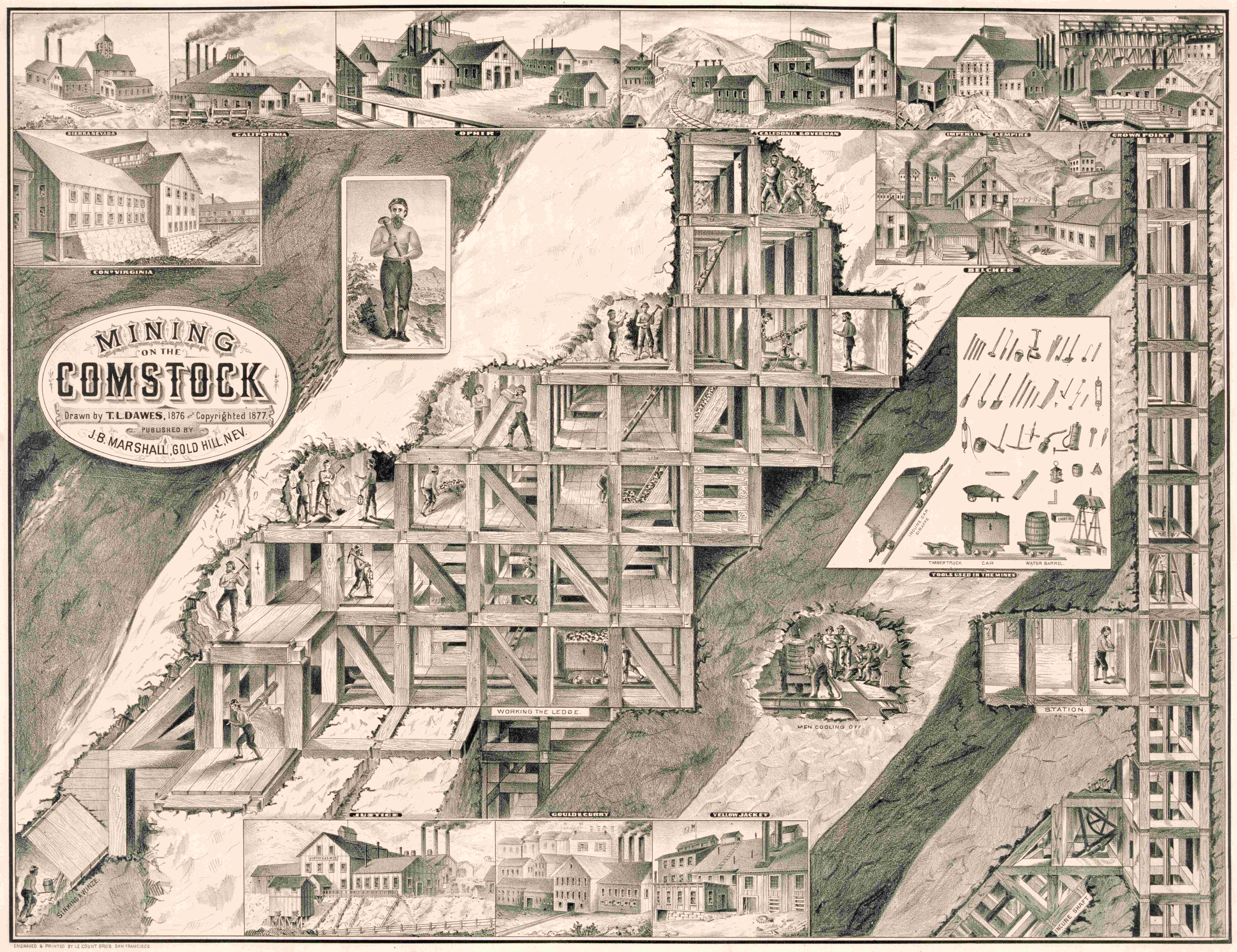 Nevada Achieves Statehood Through Mining Wealth (image credits: wikimedia)