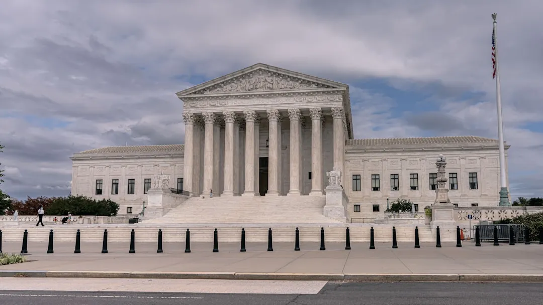 Trump greets Supreme Court justices after tariff ruling