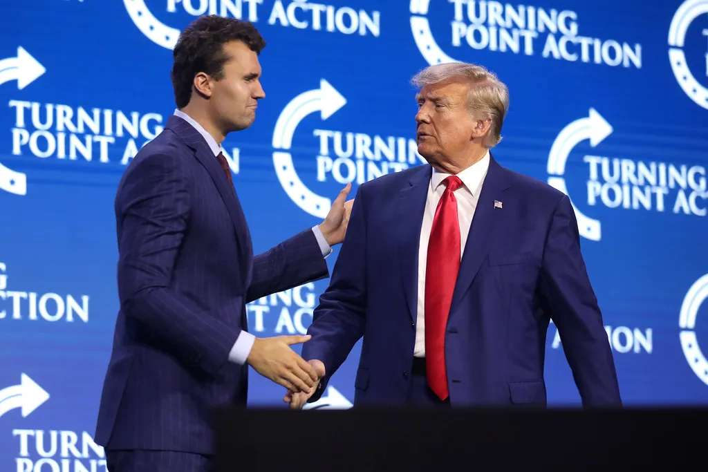 Trump takes moment to recognize Charlie Kirk