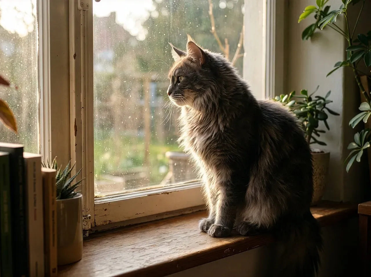 #4 - The Eerie Staring Spell at Doors and Windows (Image Credits: Pixabay)