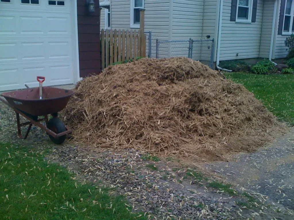 Create Barriers with Cedar Chips (Image Credits: Flickr)