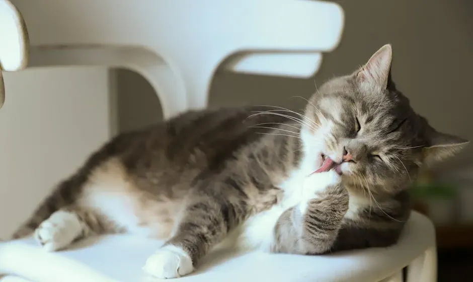 The Grooming Ritual After You Pet Your Cat: It's Not an Insult (Image Credits: Pexels)