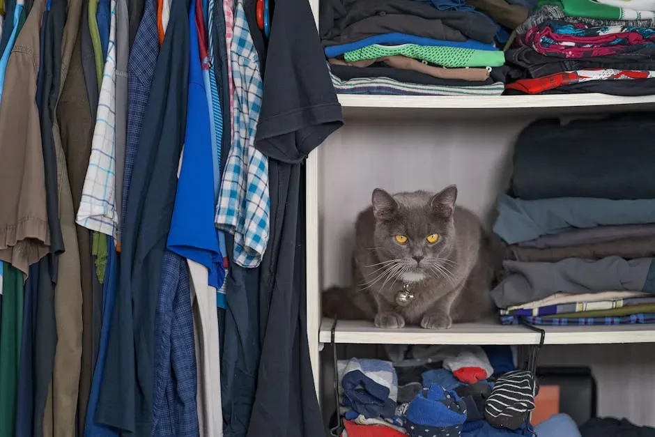 The Top of the Wardrobe: High-Rise Living for Cats (Image Credits: Pexels)