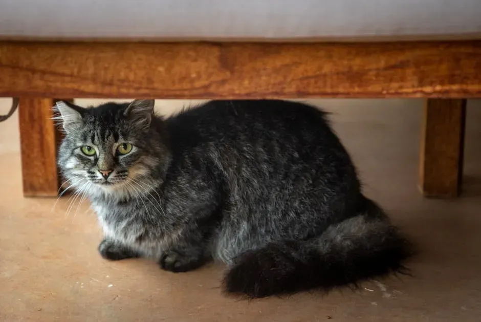 Under the Bed: The Ultimate Feline Fortress (Image Credits: Pexels)