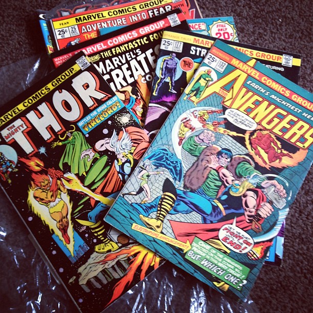 Vintage Comic Books (image credits: flickr)