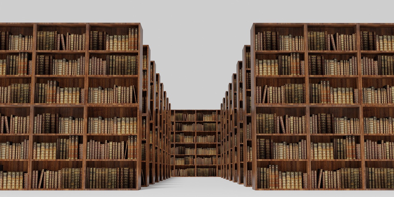 The Allure of Rotating Bookcases (image credits: pixabay)