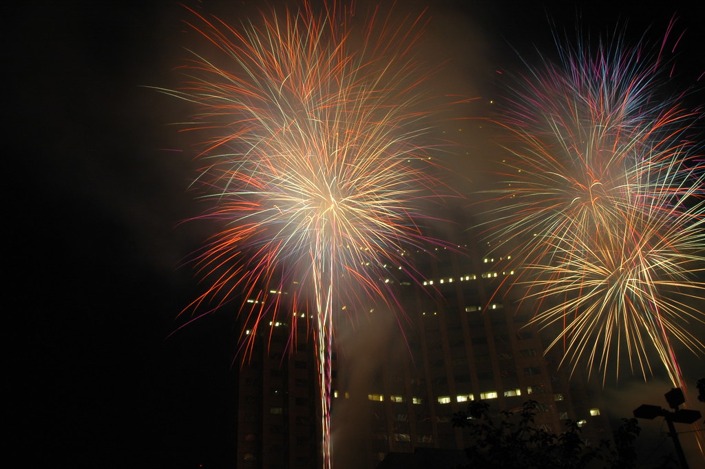 Celebratory Fireworks and Sparklers (image credits: flickr)