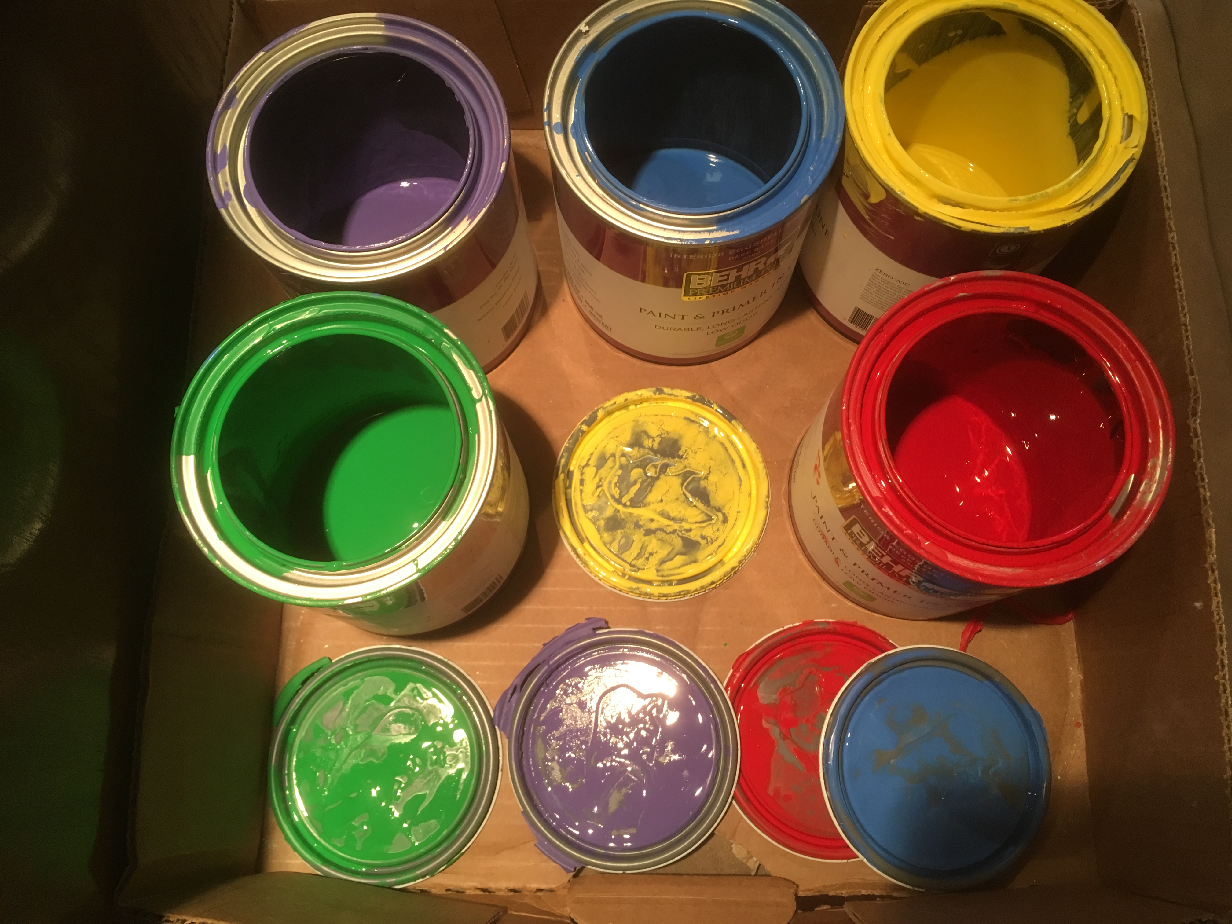 Old Paint Cans and DIY Supplies Linger Unused (image credits: wikimedia)