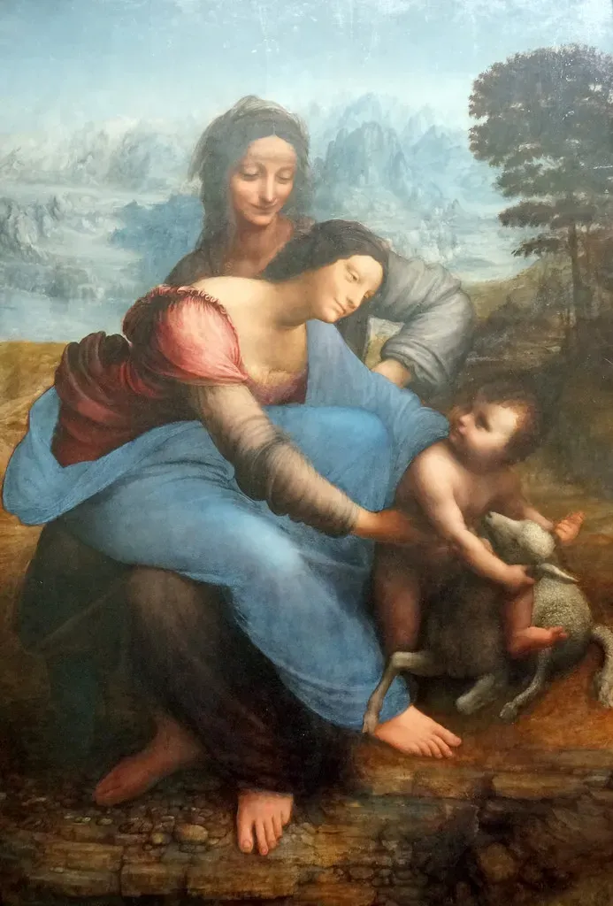 9. The Virgin and Child with Saint Anne - Leonardo da Vinci (dgjarvis10@gmail.com, Flickr, CC BY-SA 2.0)