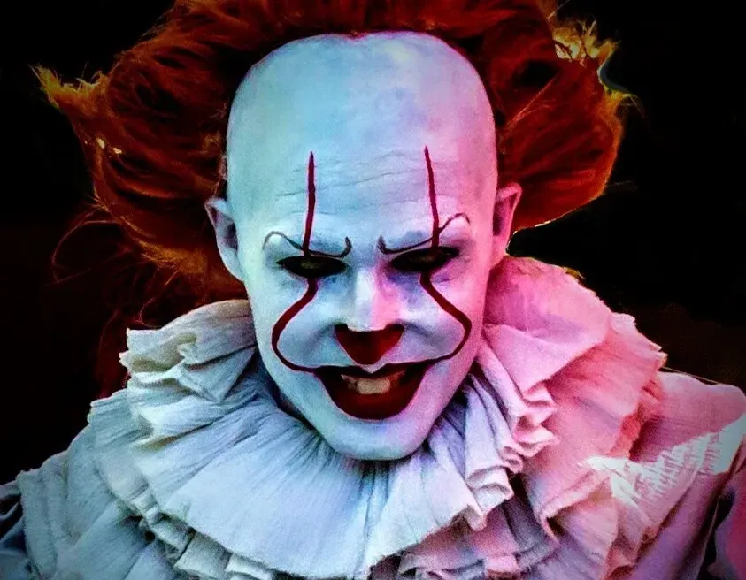 8. It (2017) and Pennywise through the screen (Image Credits: Wikimedia)