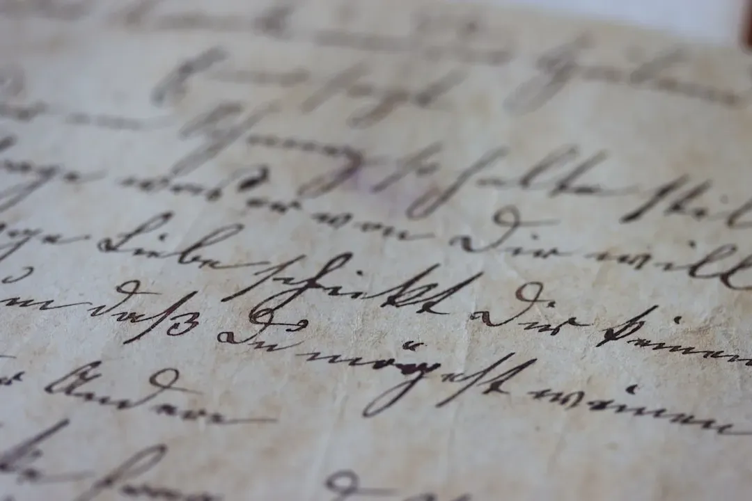 1. Beethoven's Letter to His "Immortal Beloved" (Image Credits: Unsplash)