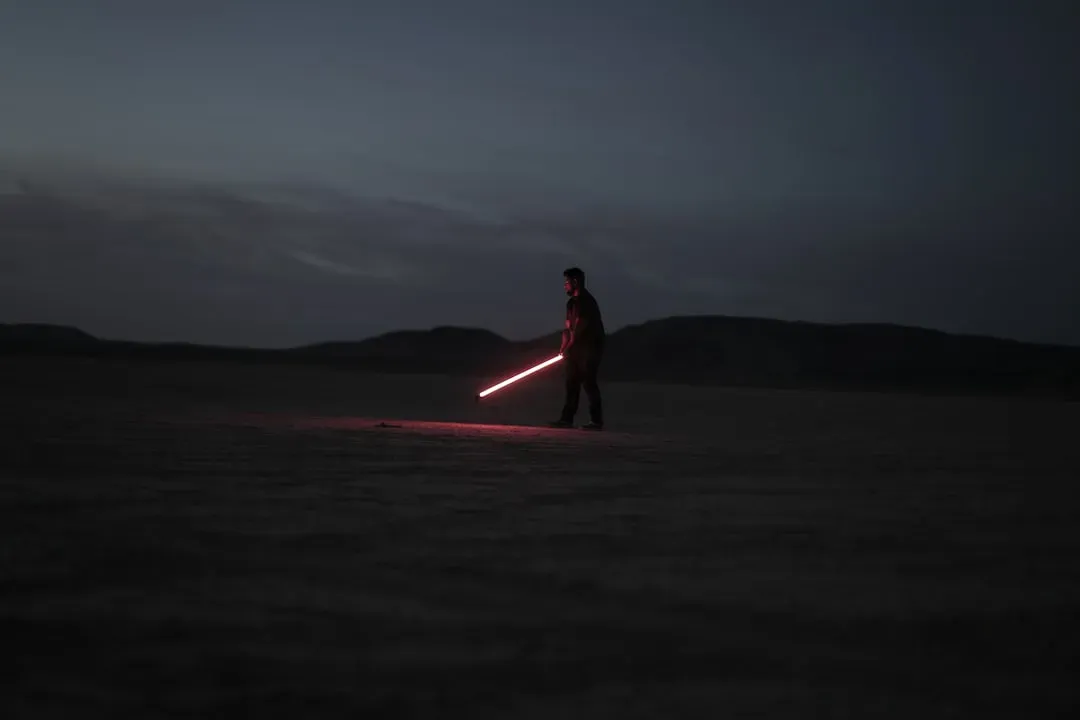 5. A Glowing Laser Sword (Image Credits: Unsplash)