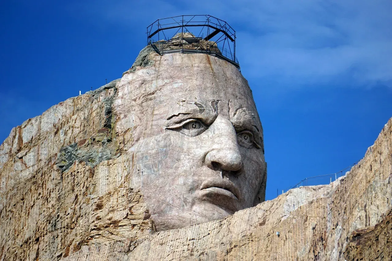 The Crazy Horse Memorial: Carving a Mountain (Image Credits: Pixabay)