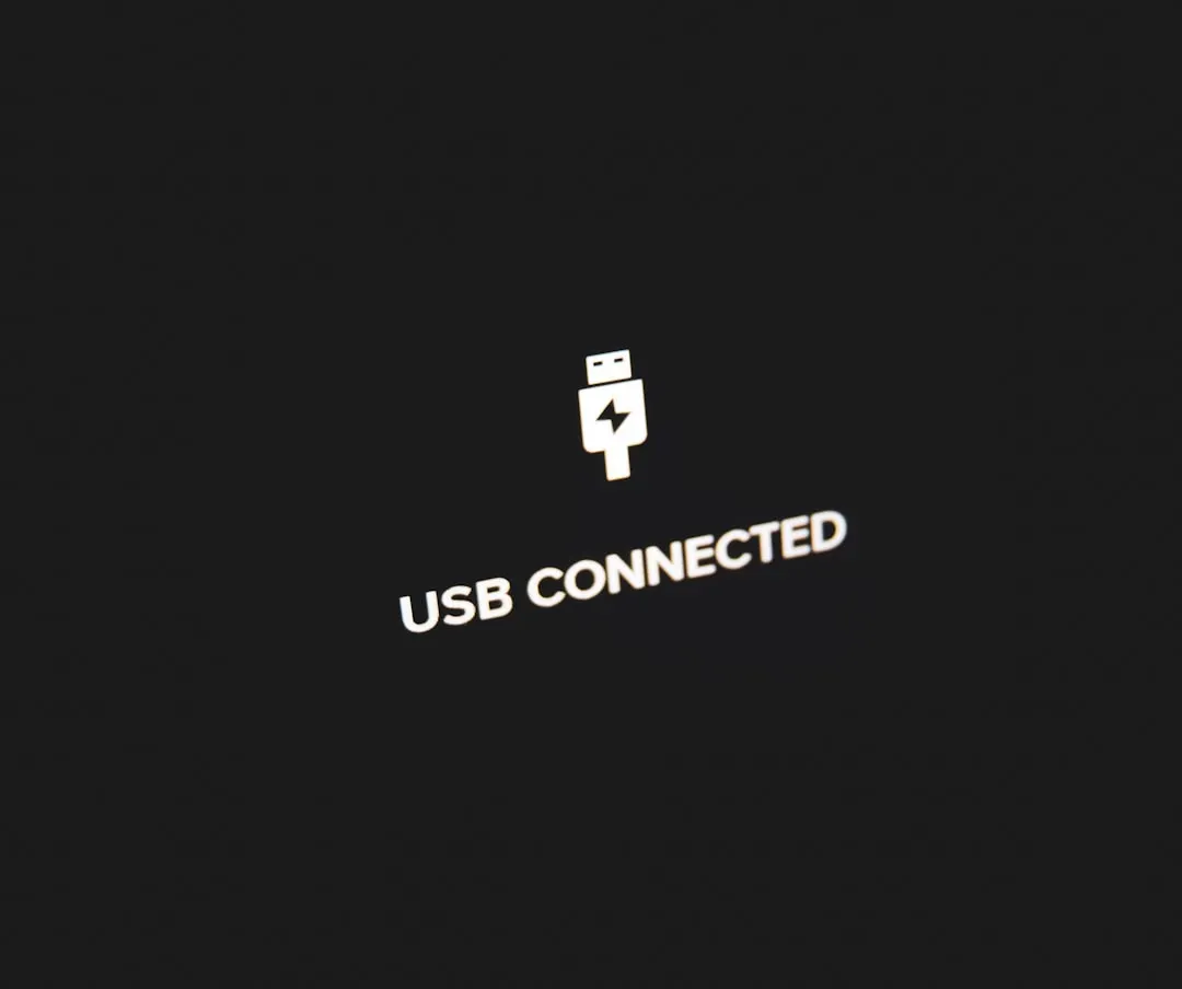 5. The USB Symbol (Image Credits: Unsplash)