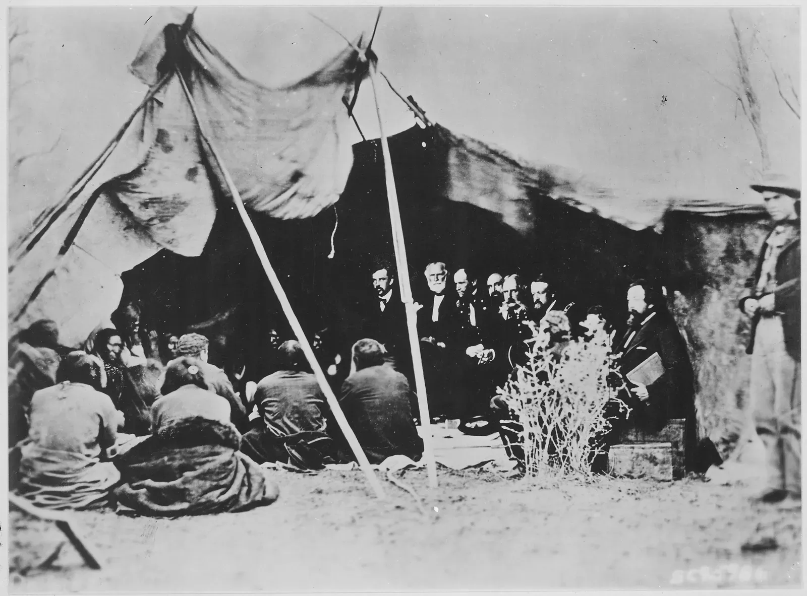 5. The Fort Laramie Treaty (1868) - A Sacred Promise Broken by Gold (U.S. National Archives and Records Administration, Public domain)