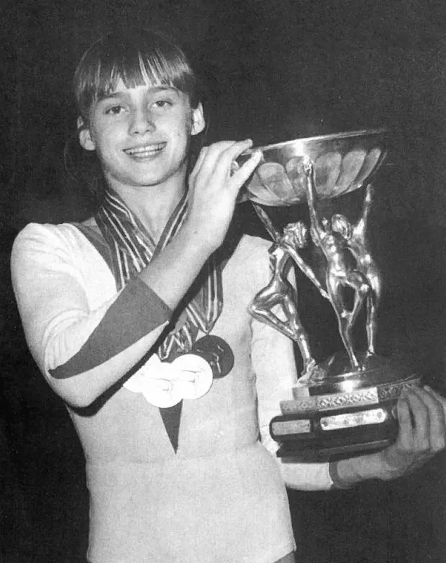 6. Nadia Comaneci - A Perfect Score the Scoreboard Couldn't Handle (By Unknown (Comitetul Olimpic si Sportiv Roman), Public domain)
