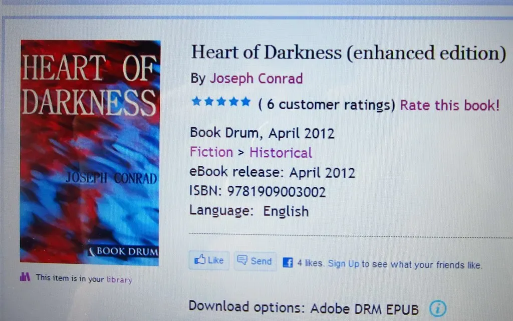 7. Heart of Darkness by Joseph Conrad (Peggy2012CREATIVELENZ, Flickr, CC BY 2.0)