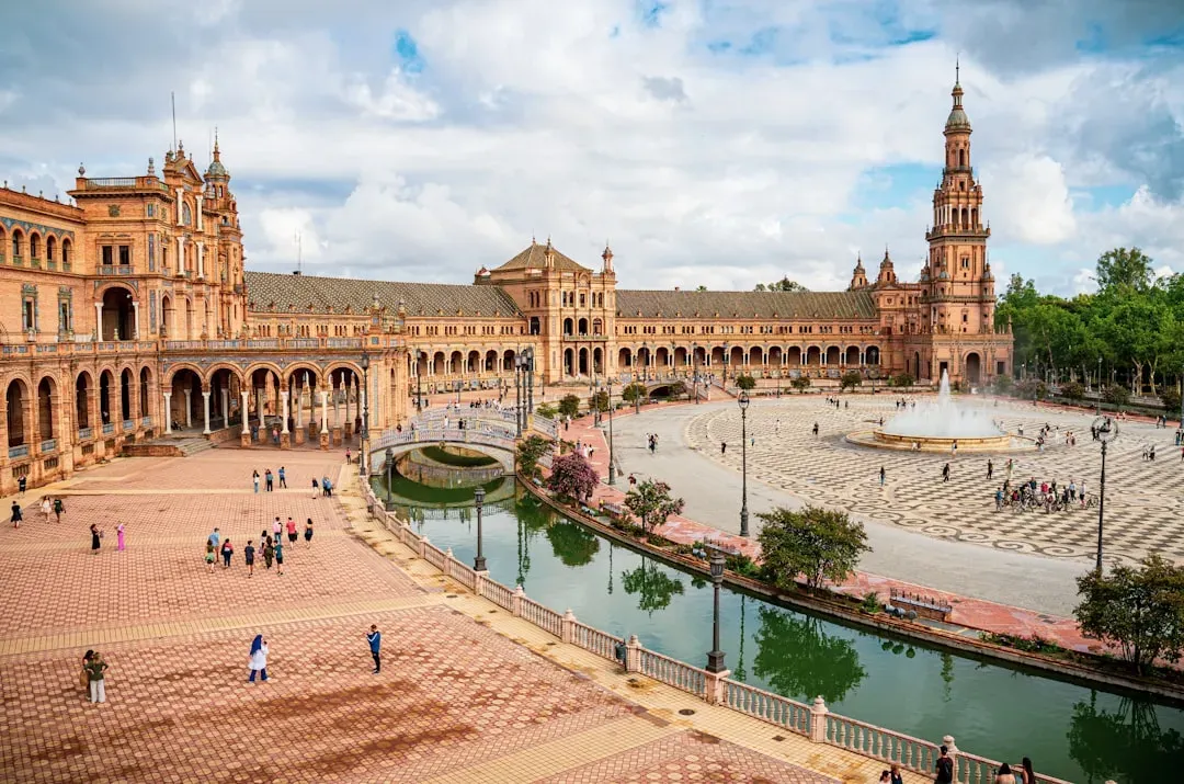 4. Plaza de España, Seville, Spain (Image Credits: Unsplash)