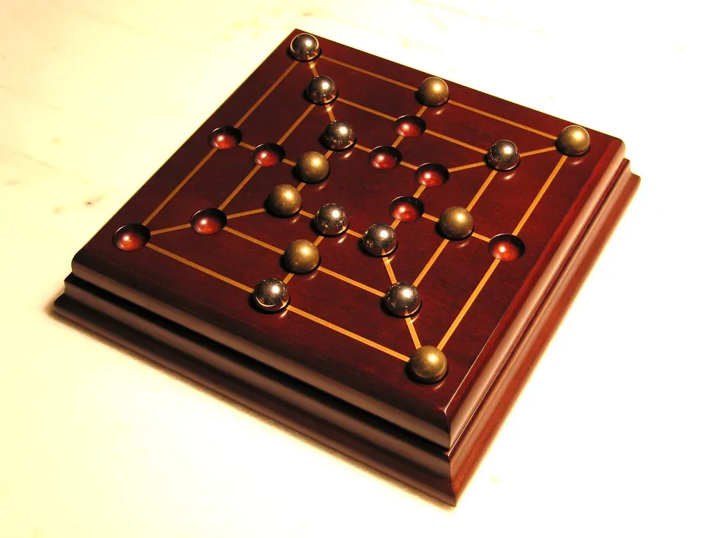 8. Nine Men's Morris - The Medieval Street Game (Image Credits: Flickr)