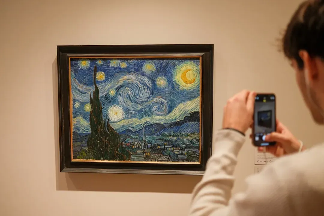 15. The Starry Night - Vincent van Gogh (1889) (Image Credits: Unsplash)