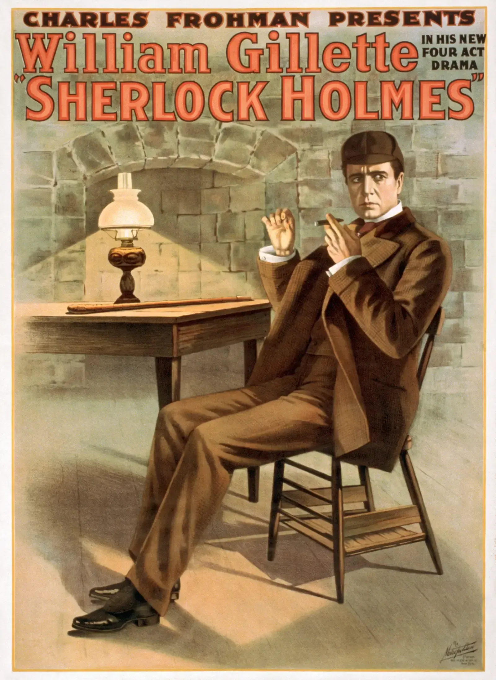 3. Sherlock Holmes (Arthur Conan Doyle's "Sherlock Holmes" series) (Image Credits: This image  is available from the United States Library of Congress's Prints and Photographs division under the digital ID var.1364.This tag does not indicate the copyright status of the attached work. A normal copyright tag is still required. See Commons:Licensing., Public domain)