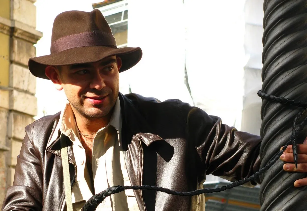 6. Indiana Jones' Fedora and Leather Jacket (Raiders of the Lost Ark, 1981) (Image Credits: Wikimedia)