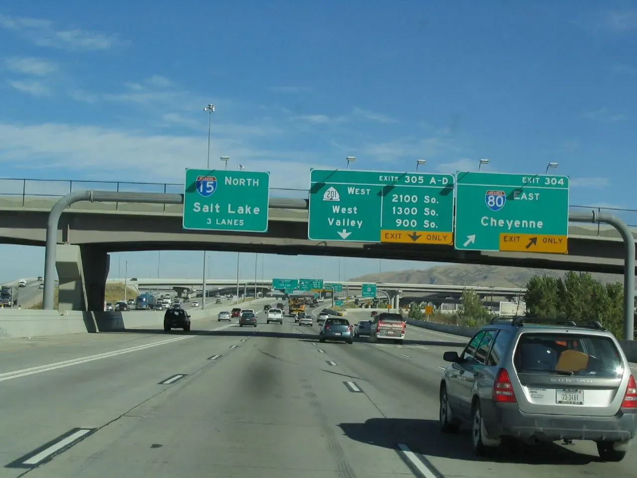 The Spaghetti Bowl: Where US-95 and Chaos Intersect (originally posted to Flickr as I-15 Between Scipio, Utah and Salt Lake City, Utah (44), CC BY-SA 2.0)