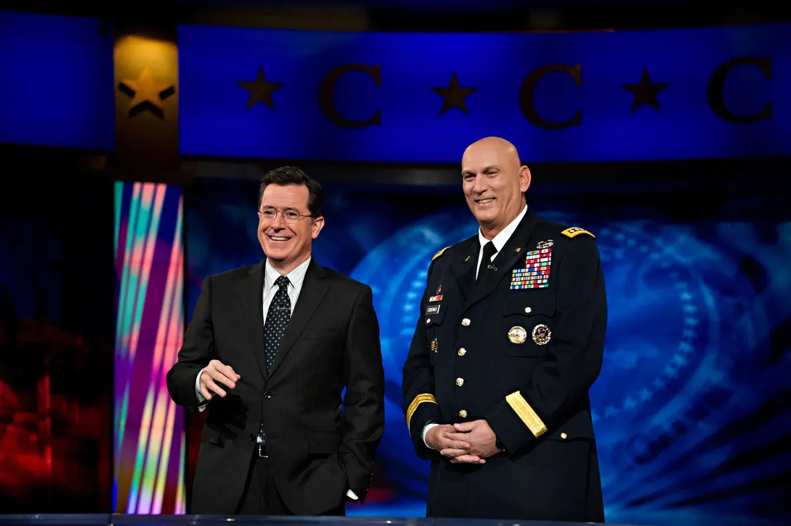 Stephen Colbert Lost His Show to a Financial Call (This image was released by the United States Army with the ID 111214-A-AO884-162 (next).
This tag does not indicate the copyright status of the attached work. A normal copyright tag is still required. See Commons:Licensing.


العربية ∙ বাংলা ∙ 
Bahasa Indonesia ∙ 
Bahaso Jambi ∙ 
Deutsch ∙ Deutsch (Sie-Form) ∙ English ∙ español ∙ euskara ∙ فارسی ∙ français ∙ italiano ∙ 日本語 ∙ 한국어 ∙ македонски ∙ മലയാളം ∙ Plattdüütsch ∙ Nederlands ∙ polski ∙ پښتو ∙ português ∙ русский ∙ slovenščina ∙ svenska ∙ Türkçe ∙ українська ∙ 简体中文 ∙ 繁體中文 ∙ +/−, Public domain)