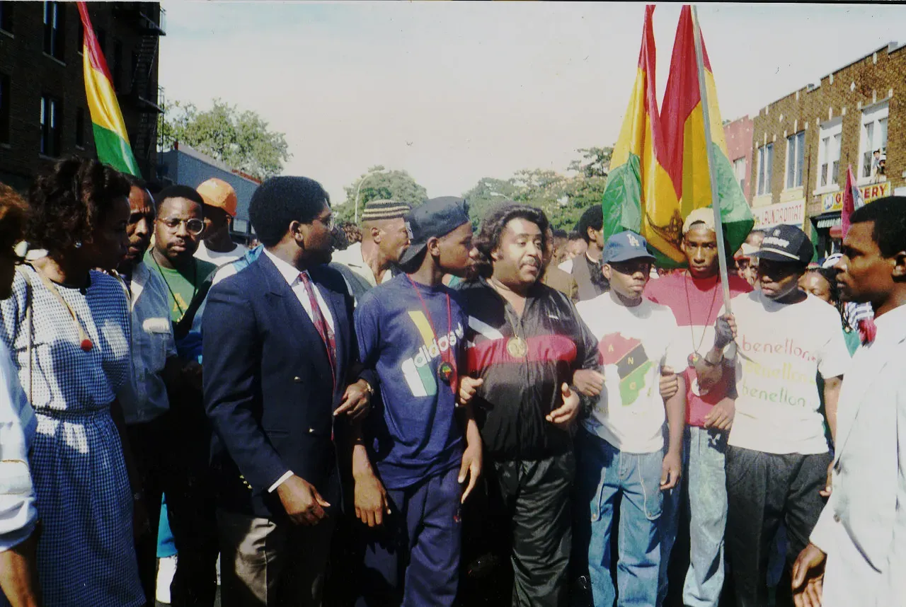 Sixteen Candles (1984): The John Hughes Blind Spot (Al Sharpton, 1989 Protest March, Brooklyn NY, CC BY 3.0)