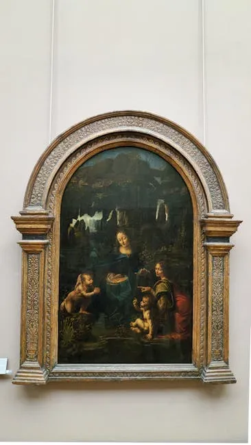 Leonardo da Vinci's "The Virgin of the Rocks" (c. 1491–1508) - A Completely Different Sacred Scene (Image Credits: Pexels)