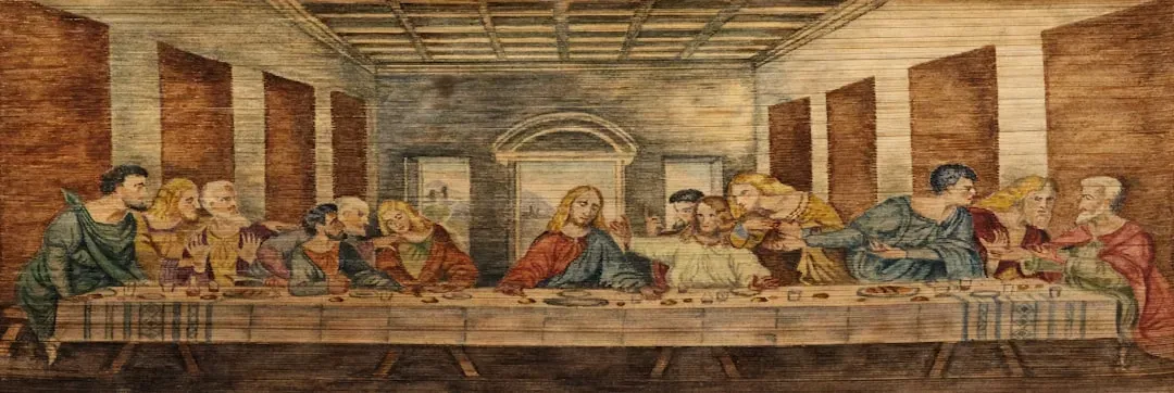 1. The Last Supper - Leonardo da Vinci (c. 1495–1498) (Image Credits: Unsplash)