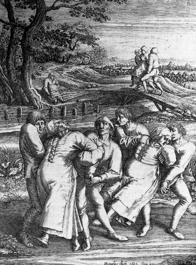 The Dancing Plague of 1518 (Image Credits: Wikimedia)