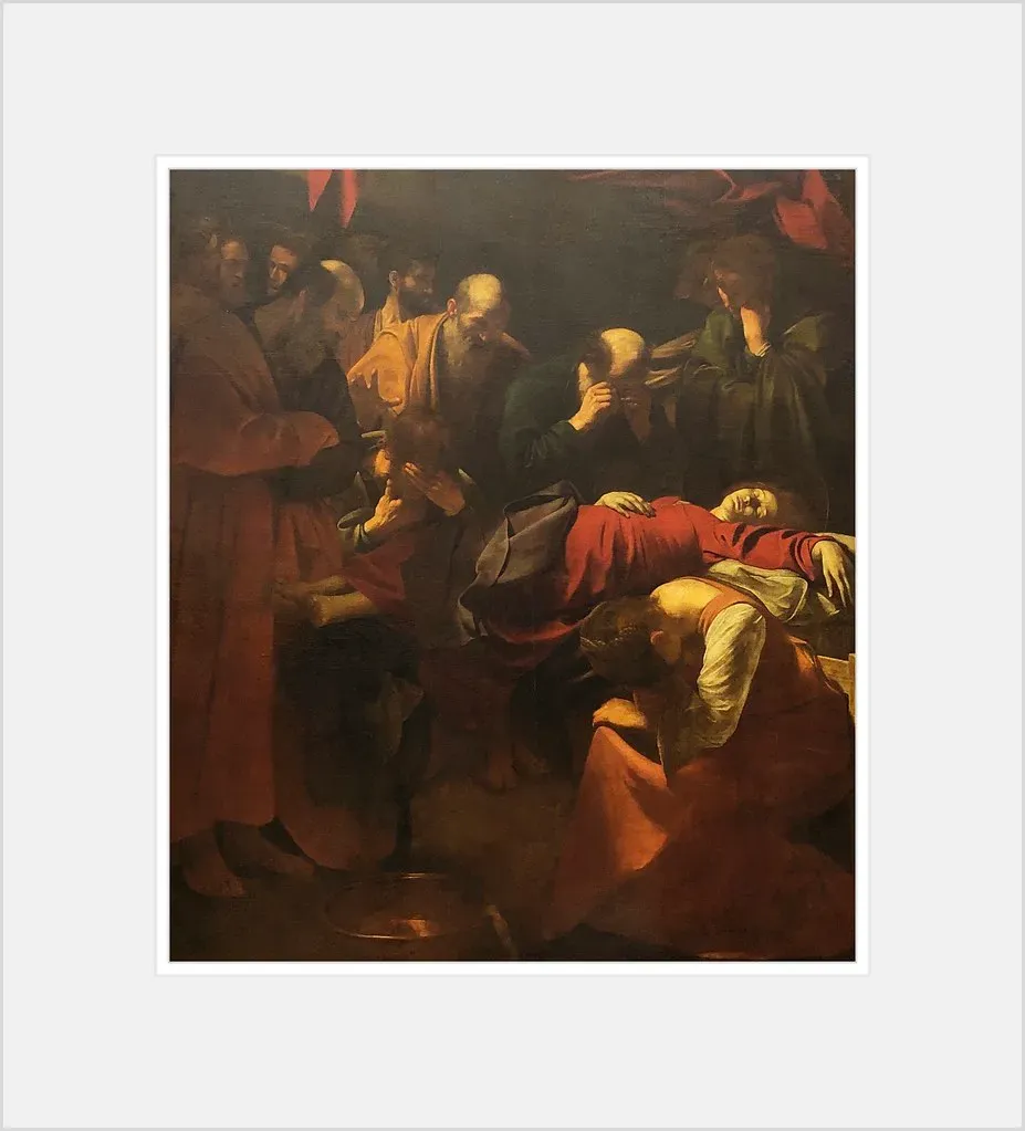 7. The Death of the Virgin - Caravaggio (c. 1606) (aiva., Flickr, CC BY 2.0)