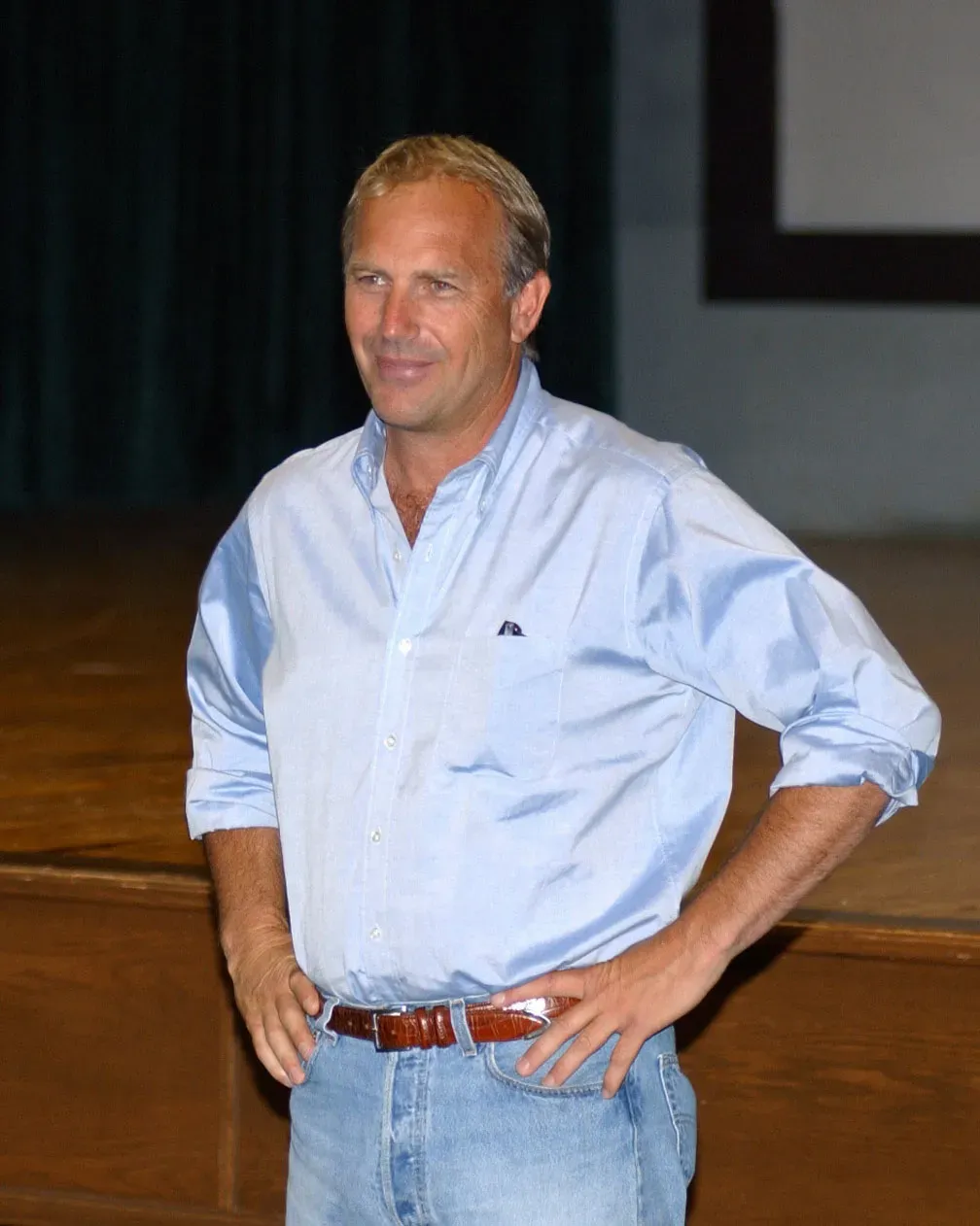 8. Kevin Costner in Robin Hood: Prince of Thieves (1991) (Defense Visual Information CenterCropped version of: [1], Public domain)
