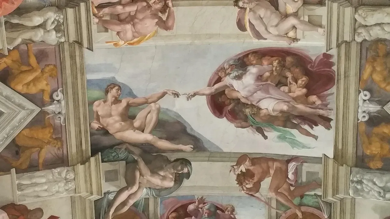 4. The Creation of Adam - Michelangelo (c. 1508–1512) (Image Credits: Pixabay)