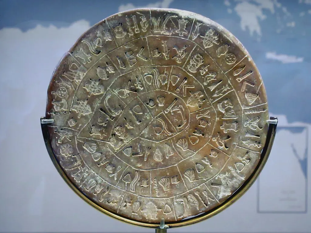 The Phaistos Disc – A Spiral of Symbols (Image Credits: Flickr)