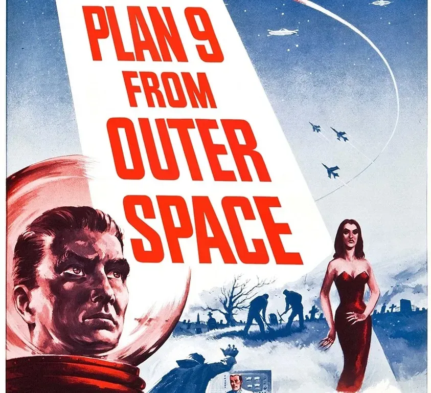 Plan 9 from Outer Space (1959): The Original Worst Film (Image Credits: Pixabay)