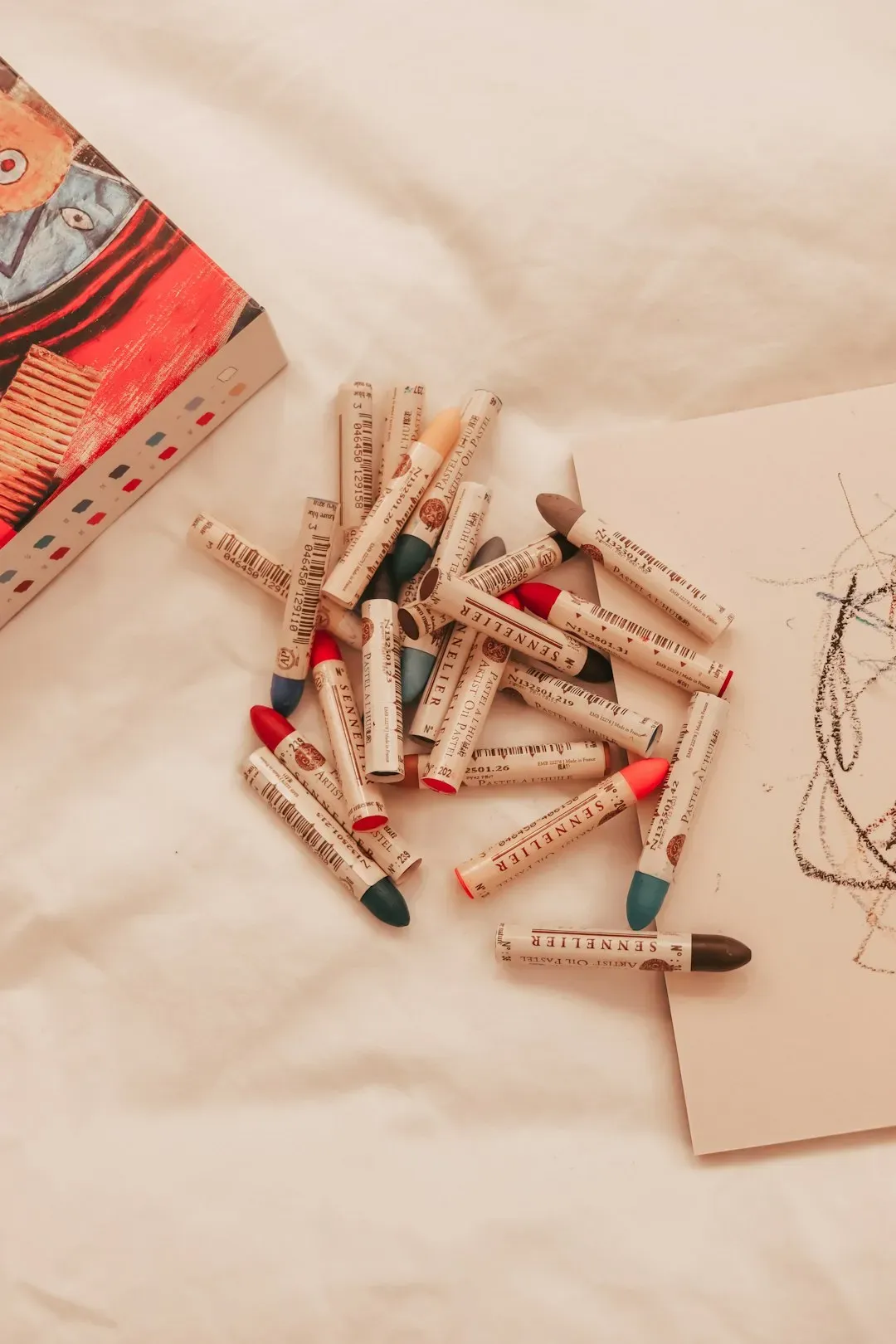 9. James Joyce's White Coat and Giant Crayons (Image Credits: Unsplash)