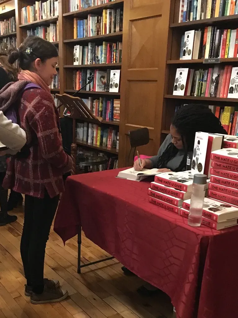 The Hate U Give by Angie Thomas (banksquarebooks, Flickr, CC BY 2.0)