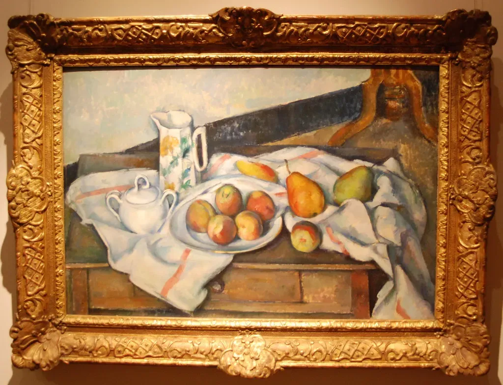 5. Paul Cézanne's "Rideau, Cruchon et Compotier" (1893–94) (George M. Groutas, Flickr, CC BY 2.0)