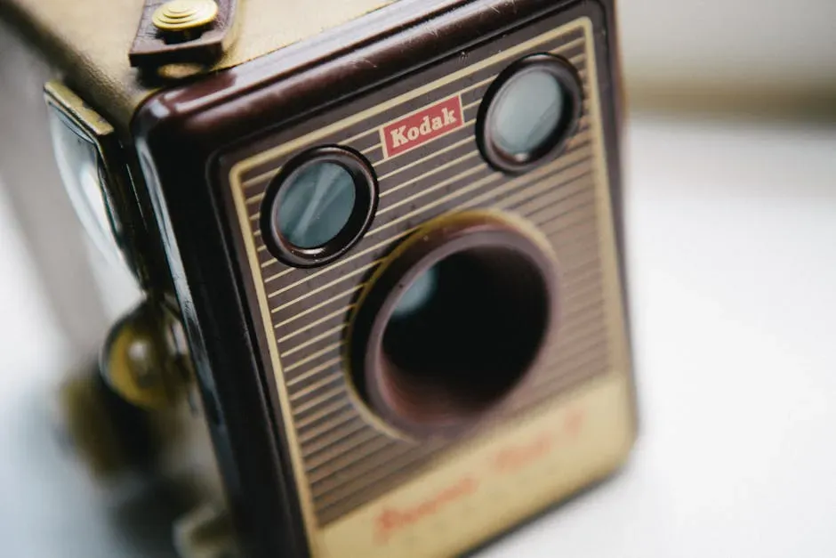 The Kodak Brownie Camera: Democracy in a Box (Image Credits: Pexels)