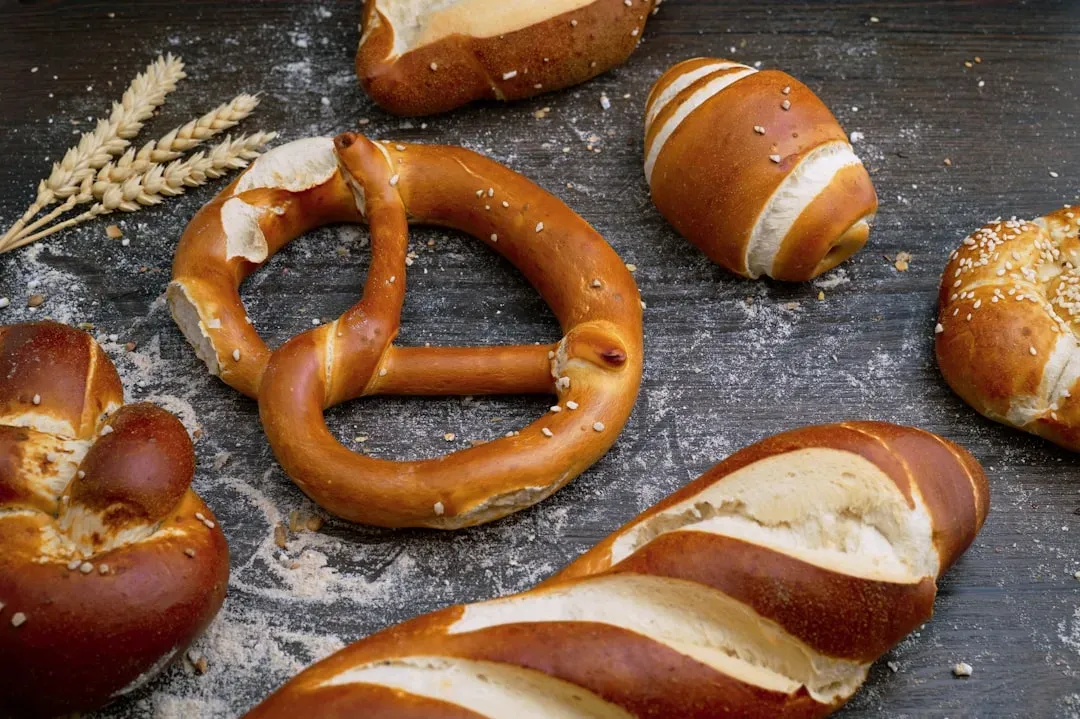 Pretzels and Bratwurst at Oktoberfest, Germany (Image Credits: Unsplash)