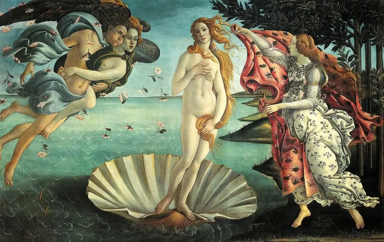14. The Birth of Venus - Sandro Botticelli (c. 1484–1486) (Image Credits: Pixabay)