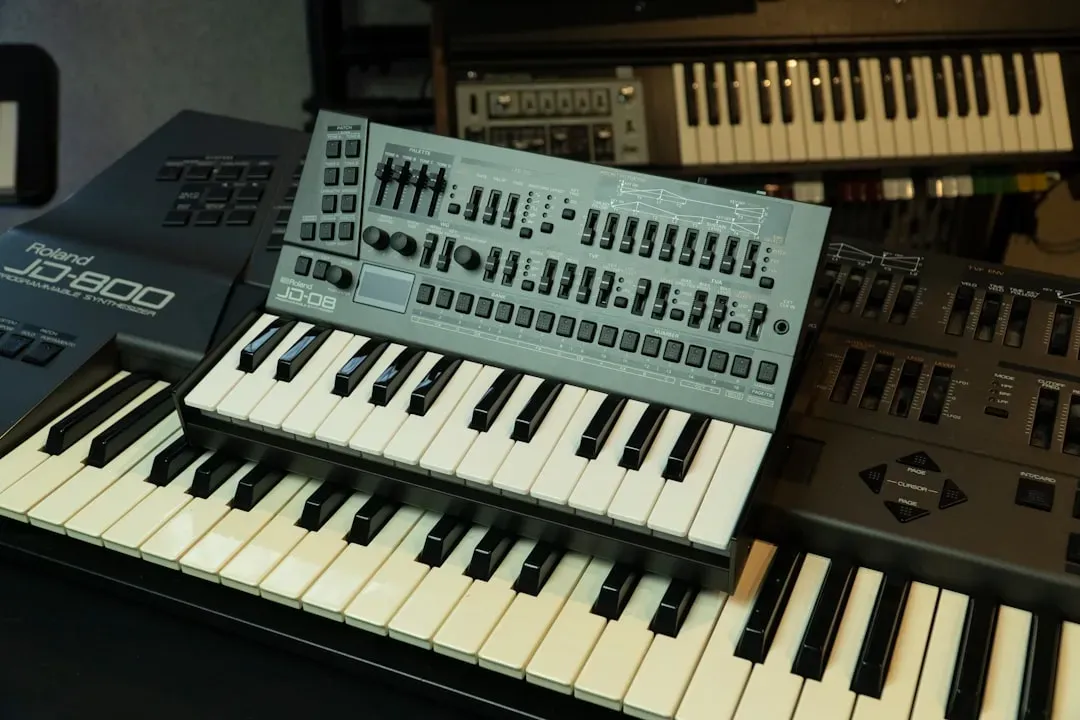 Rock Goes Digital in the Synthesizer 1980s (Image Credits: Unsplash)