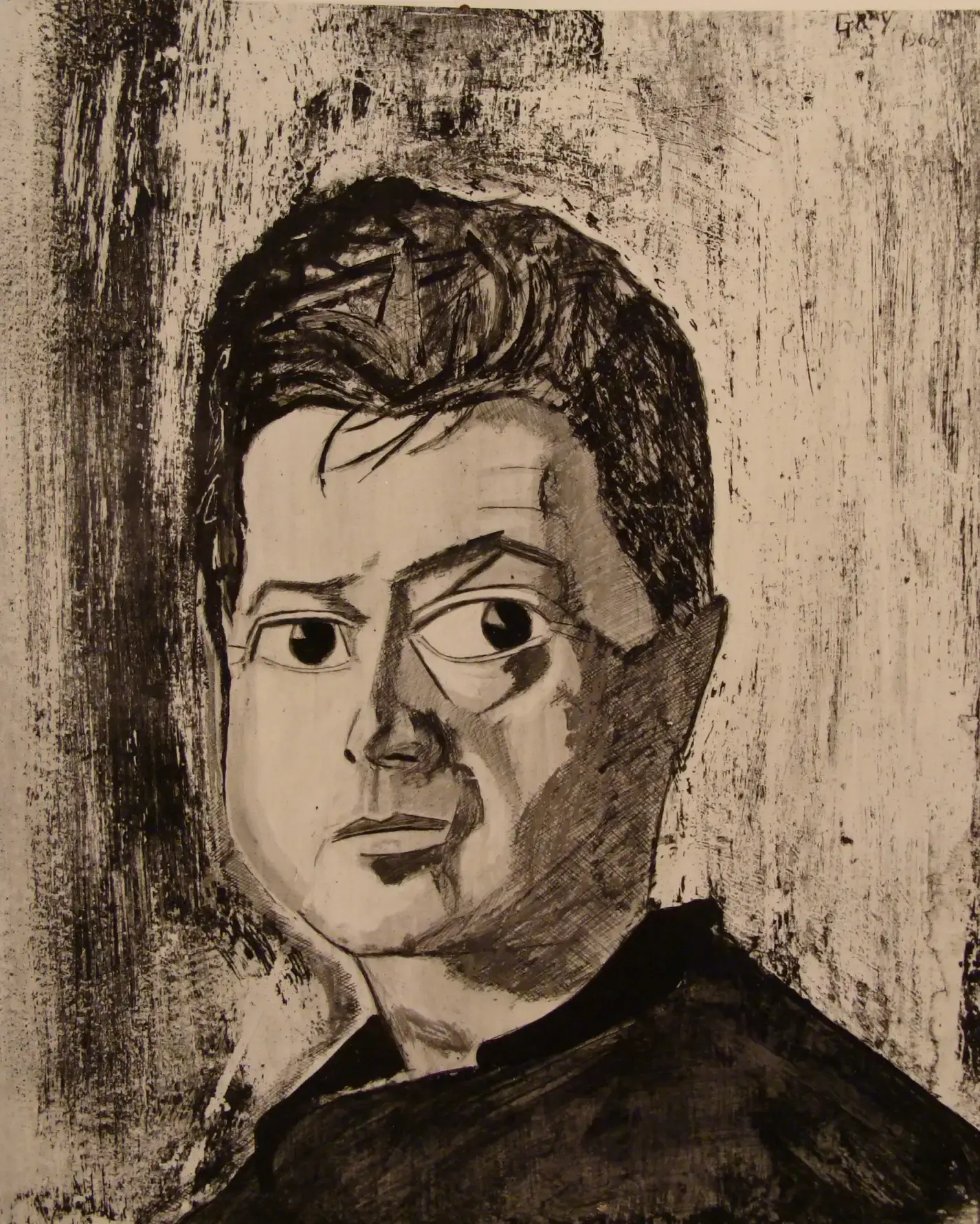 7. Portrait of Francis Bacon by Lucian Freud (1952) (The uploader on Wikimedia Commons received this from Reginald Gray., CC BY-SA 3.0)