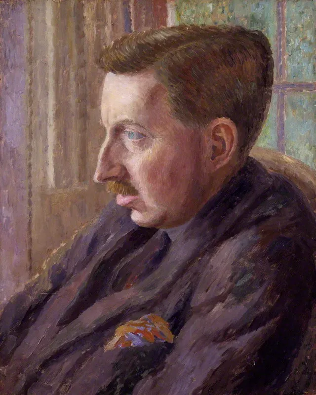 8. E.M. Forster - The Accidental Prophet of Remote Life (By Dora Carrington (1893–1932), Public domain)