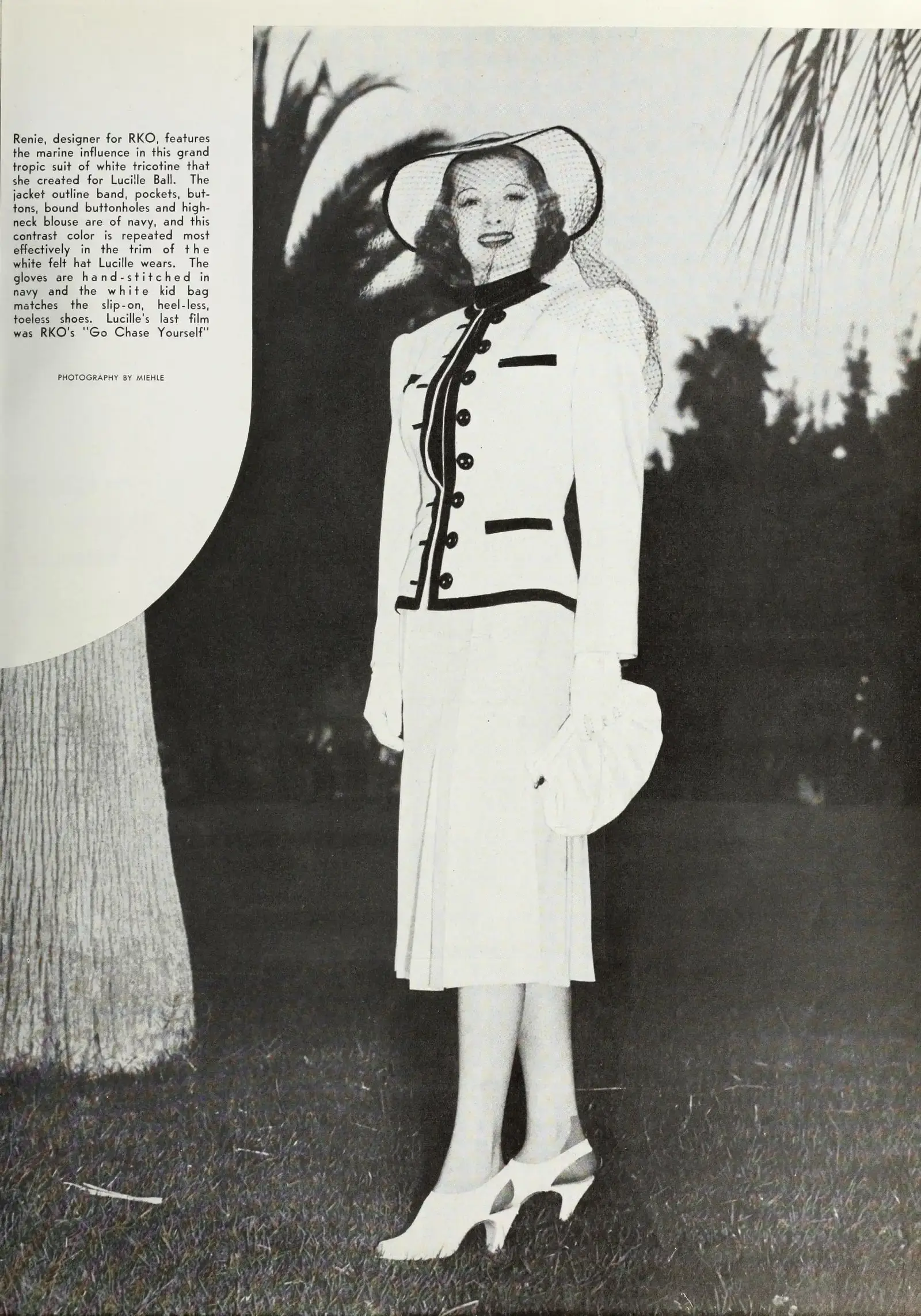 Lucille Ball and Jamestown, New York (Photoplay, August 1938, Public domain)