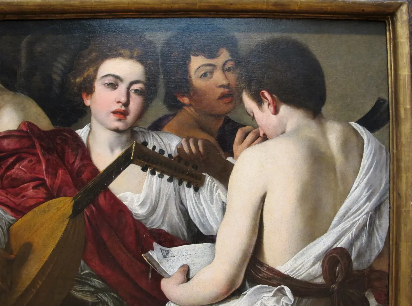 6. The Musicians - Caravaggio (1595) (By Sailko, CC BY-SA 3.0)