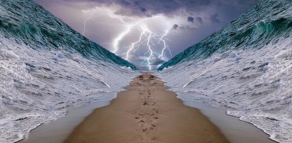 8. The Ten Commandments - Parting of the Red Sea (Image Credits: Flickr)